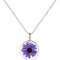 Women's pressed natural daisy resin pendant necklace