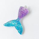 4PCS Mermaid Tail Charms, Mermaids Pendants, Sea Jewelry Findings, Earring Components,Necklace Bracelet Keychain Accessories,3.2cm*4.1cm