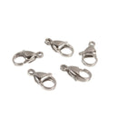 25PCS,Stainless steel Lobster clasp lobster clasps, 6*9MM/6*10MM/7*11MM/8*13MM/9*15MM necklace findings, jewellery clasps