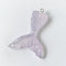 4PCS Mermaid Tail Charms, Mermaids Pendants, Sea Jewelry Findings, Earring Components,Necklace Bracelet Keychain Accessories,3.2cm*4.1cm