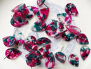 10pcs Teardrop Acetate Celluloid Earring Ear Stud Cellulose Acetate Colorful Charm Diy Jewelry Accessories Craft Supplies