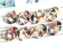 10pcs Acetate Celluloid Earring Ear Stud Cellulose Acetate Colorful Charm Diy Jewelry Accessories Craft Supplies