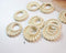 4pcs Natural Rattan Wood Earring Hoops,45MM Round Wooden Charms Handwoven Circle Findings Woven Boho Jewelry Making Blanks