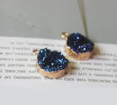 10PCS Round Imitation Druzy,Blue Druzy Charm, Resin Druzy Pendant Charm Drop, Bezel Gem Druzy, Jewelry Findings