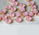 10PCS Round Imitation Druzy, Pink Druzy Charm, Resin Druzy Pendant Charm Drop, Bezel Gem Druzy, Jewelry Findings