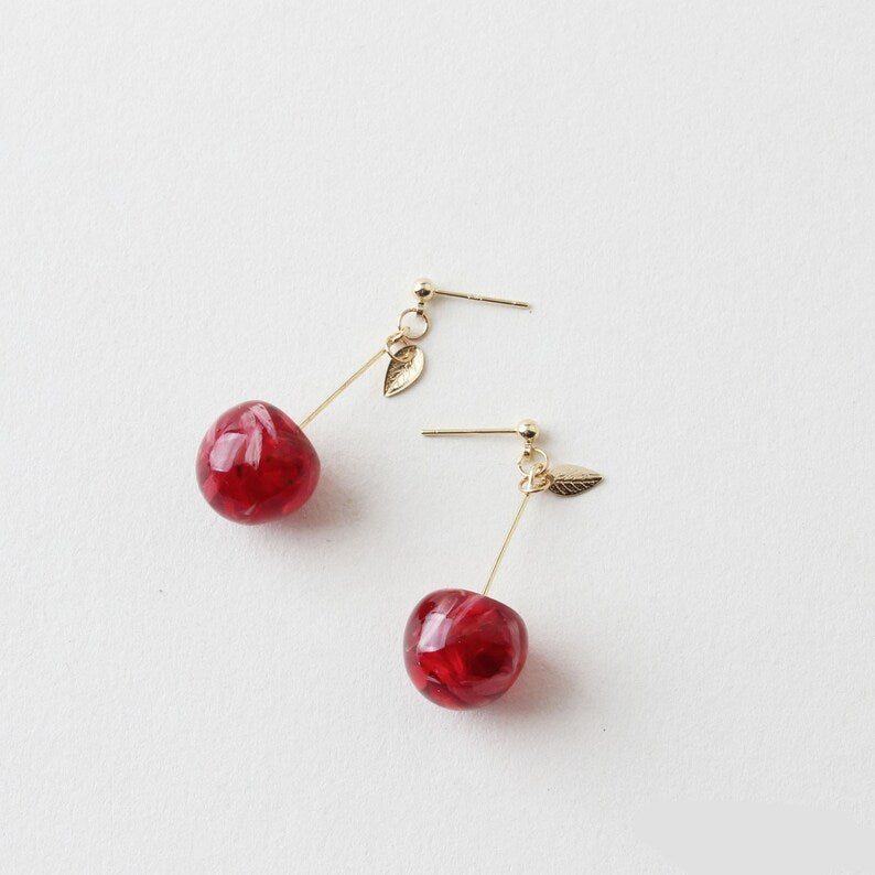 10pcs Cherry Earring Backing, Earnuts, Earring Backs, Clutch, Studs Earring Nut Stopper