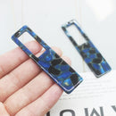 6pc Long Bar Charms Rectangle Stick Cellulose Acetate Colorful Charm Plastic Pendant Resin Acrylic Pendant Diy Jewelry Accessories