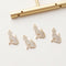 6pcs Real 18K Gold Plated Cat Charm,CZ PAVE Cat, Zircon Cat Charm,Animal Charm, Cat Drop,Jewelry Making