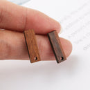 10pcs Rectangle Wood Earrings, Ear Wire, Earrings Post, Bar Wood Earrings Studs,Diy Jewelry Accessories Craft Supplies