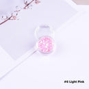 3mm Colorful Glitter, Nail Art Glitter Foils Love Heart Tips Shiny