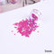 3mm Colorful Glitter, Nail Art Glitter Foils Love Heart Tips Shiny