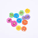 12pcs Cherry blossoms Pressed flower diy material flowers dried flowers