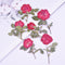 6pcs Dried flower rose, real dried flower pressed flower, embossed plant specimen