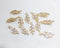 10pcs 7X17mm small leaves cz pave Leaves charm, brass gold plated bracelet necklace pendant, pave charm