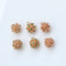 10pcs CZ Pave Charm, 10mm round Zircon Pendant Charm, Jewelry Making, Material Craft Supplies, wholesale prices