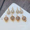 20pcs CZ Pave Charm, zircon Charm Pendant, crystal Pave Charm, CZ Pave Connector, Jewelry Making Supplies