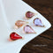 10pcs Teardrop Clear Crystal Glass Pendant Charm, Lucite beads, Bezel Gemstone, wholesale prices