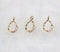 10pcs CZ Pave Teardrop Charm, 6x10mm Teardrop Zircon Pendant , Jewelry Making, Teardrop Zircon Material Craft Supplies