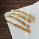 2pcs 14K Tassel Pendant Charm, Jewelry Making,Material Craft Supplies