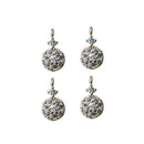 20pcs CZ Pave Charm, zircon Charm Pendant, crystal Pave Charm, CZ Pave Connector, Jewelry Making Supplies