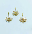 10PCS Crown Zirconia Snowflake Charms, CZ Pave Crown Pendant, Rhinestone Charm, diy Jewelry Making