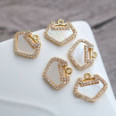 10pcs Natural shell Charm Pendant, Jewelry Making