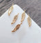 10pcs Angel wings Charm, 4x16mm feather Pendant Charm, DIY earrings necklace pendant Jewelry Making