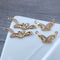 10pcs CZ Pave Butterfly Charm Connector , Zircon Butterfly Connector Pendant, Jewelry Making,Material Craft Supplies