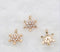 10pcs Snow Zircon pendant, Snow 11mm CZ Pave Pendant , Jewelry Making, Material Craft Supplies