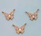 10pcs CZ Pave butterfly Charm Pendant, 12.7x8mm Zircon butterfly Connector, Jewelry Making, Material Craft Supplies