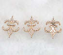 10pcs CZ Pave Charm, 12x16mm Zircon Pendant , Jewelry Making, Zircon Material Craft Supplies