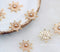 10pcs CZ Pave Windmill disk Charm, 14.8mm Zircon Windmill disk Pendant , Jewelry Making, Zircon Material Craft Supplies