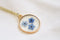 Forget-Me-Not Pressed Wildflower Necklace | Resin Necklace | Real Wildflower Jewelry | Handmade Necklace | Pendant | Pressed Flower