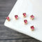 10pcs Four Claw Mini Glass Charm Pendant, CZ Pave Charm, Zircon ball Pendant, 4mm Jewelry Making, Material Craft Supplies