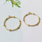 10pcs Matt Gold Plated Round Circle Charm, Alloy Charm, Jewelry Making Materials