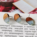 10pcs Wood Earrings, Earrings Post, Teardrop Wood Earrings Studs,Diy Jewelry Accessories Craft Supplies