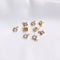 10pcs Zircon Pendant Charm, CZ Pave Connector Pendant, Earrings, necklaces, bracelets, handmade semi-finished materials