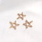 4pcs Pentagram, hexagram, starfish CZ Pave Charm, pendant Zircon Charm CZ Pave Pendant Charm, DIY earrings necklace pendant Jewelry Making