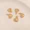 10pcs lucky tree love CZ Pave Pendant, Heart Zircon Flower Pendant, Jewelry Making, Zircon Material Craft Supplies