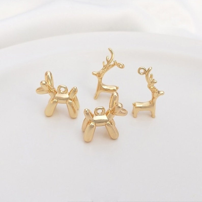 10pc deer Pendant Charm, deer Pendant, DIY Finding Jewelry