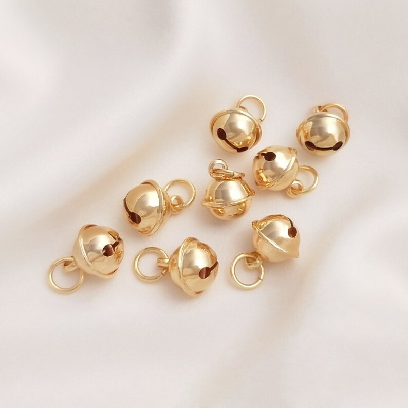 10pcs 11mm bell Pendant Charm, DIY bell Finding Jewelry