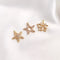 4pcs Pentagram, hexagram, starfish CZ Pave Charm, pendant Zircon Charm CZ Pave Pendant Charm, DIY earrings necklace pendant Jewelry Making