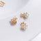 10pcs cz pave swan charm, crystal pendant, Inlaid zircon bracelet pendant, swan DIY Jewelry Making