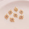 10pcs eight-pointed star cz pave charm, star pendant, brass gold plated, star charm, Material Craft Supplies