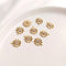 4pcs daisy flower cz pave charm pendant, four-leaf clover flower pendant, DIY Jewelry Making