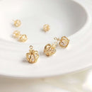 10pcs crown cz pave charm pendant, crown pendant, DIY Jewelry Making