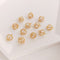 10pcs crown gold cone cz pave charm pendant, Zircon pendant, DIY Jewelry Making