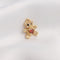 10pcs bear CZ Pave Charm, 8.8x11.3mm bear CZ Zircon Pendant Charm, Jewelry Making, bear Material Craft Supplies