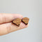 10pcs Fan-shaped Wood Earrings, Earrings Post, Trapezoid Wood Earrings Studs,Diy Jewelry Accessories Craft Supplies