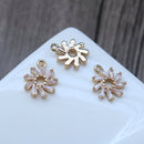 10pcs five-petaled flower, six-petaled flower CZ Pave Charm, Zircon Pendant, flower Charm, DIY Jewelry Making, Material Craft Supplies